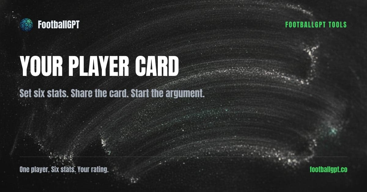 Player Cards, a free FootballGPT tool