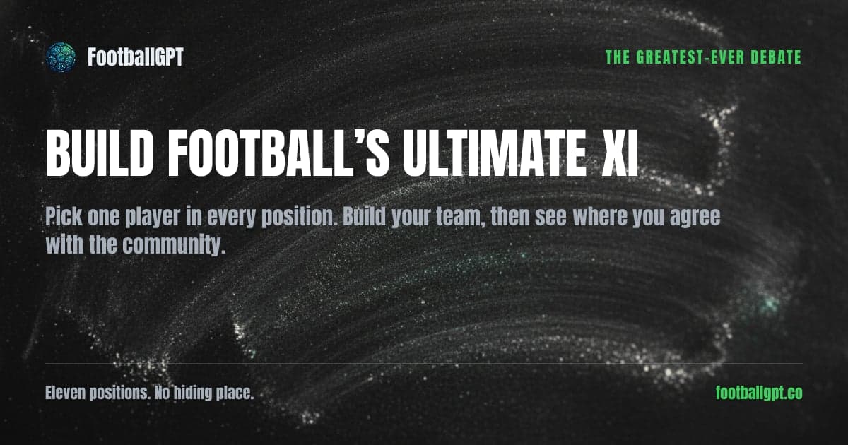 Football's Ultimate XI, a free FootballGPT tool