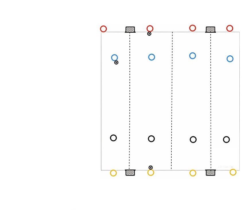 The 1v1 Lanes Game pitch diagram preview