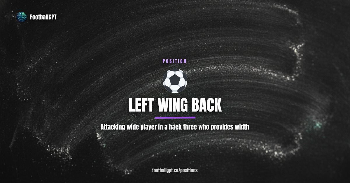 Left Wing Back - Football Position Guide | FootballGPT