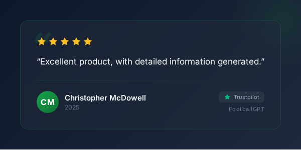 Coach feedback and testimonial about FootballGPT - review 1 of 4